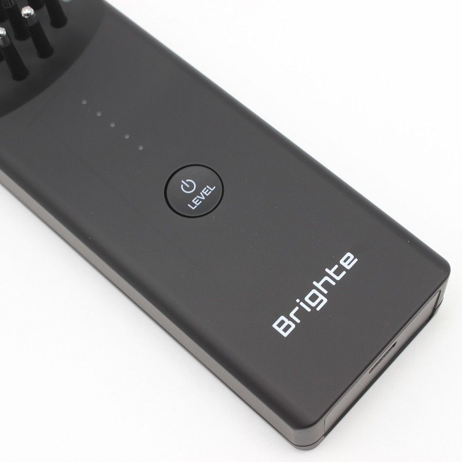 美品】Brighte ELEKI BRUSH BRT-FS145 ブラック 美顔器 EMS