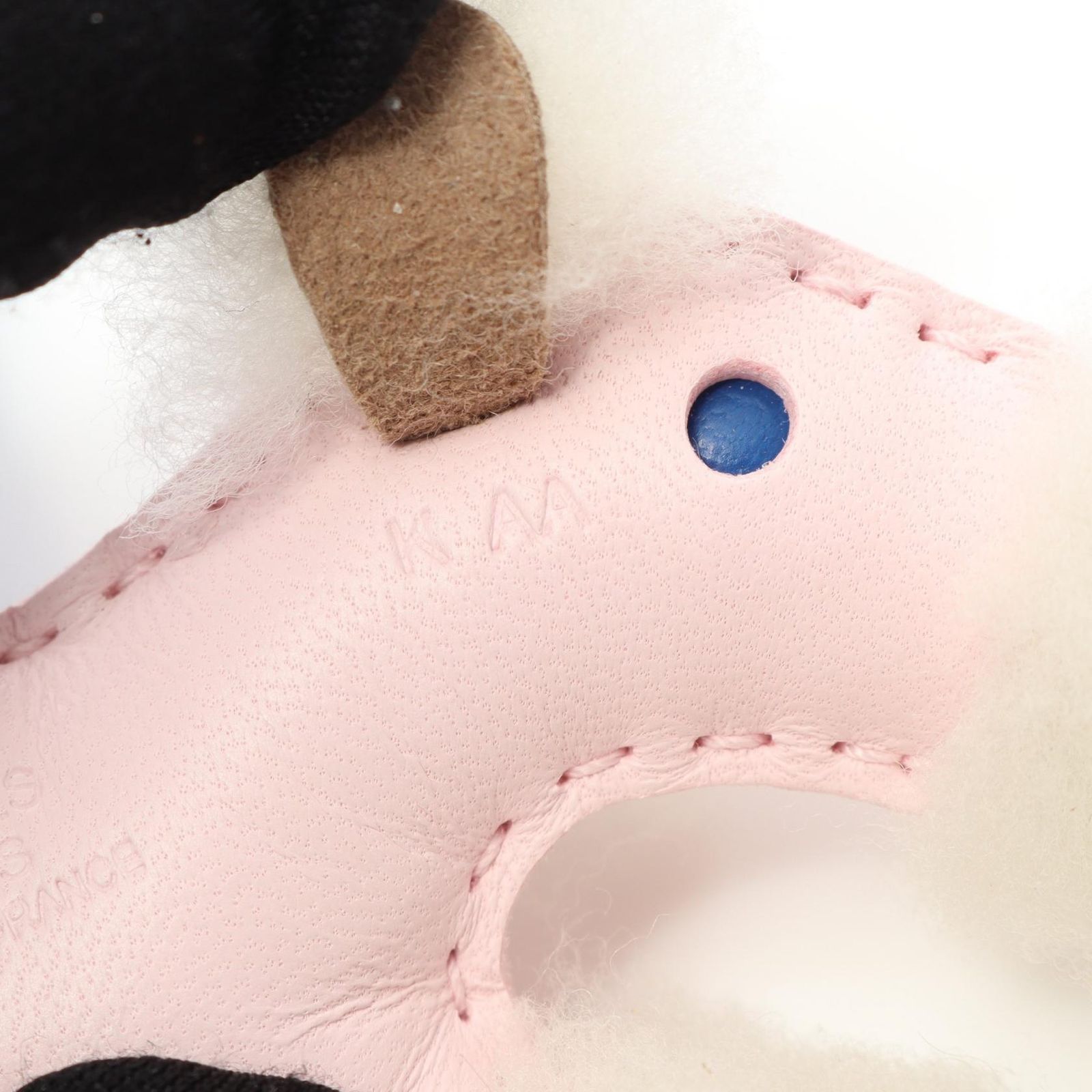 HERMES エルメス バディチャーム ローズダーリン ブルーフランス