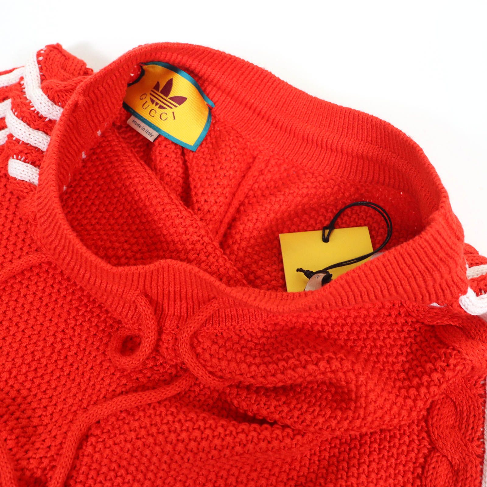 GUCCI × adidas ニットショートパンツ 赤 新品未使用 GUCCI × adidas ニットショートパンツ 赤 新品未使用