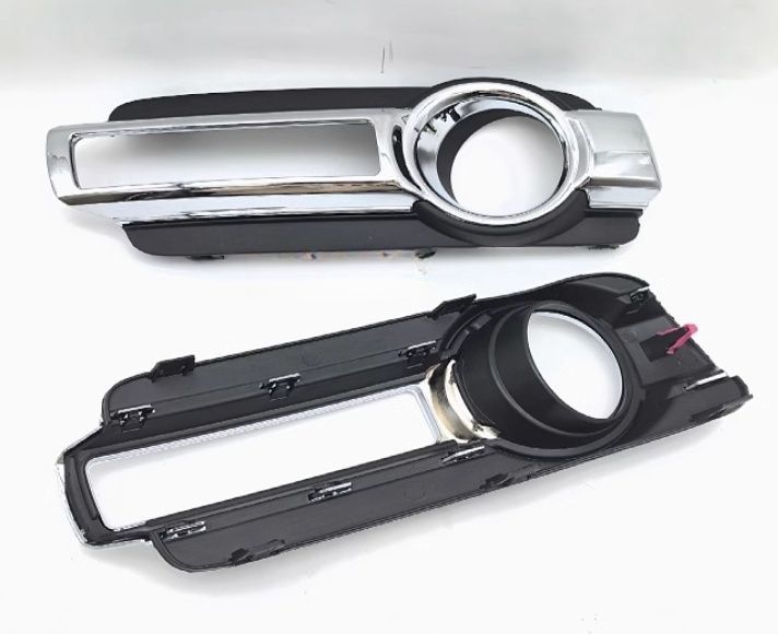 三菱 パジェロV93 V97 2014-2018 フロントディライトカバー 2個セット 外装ガーニッシュ