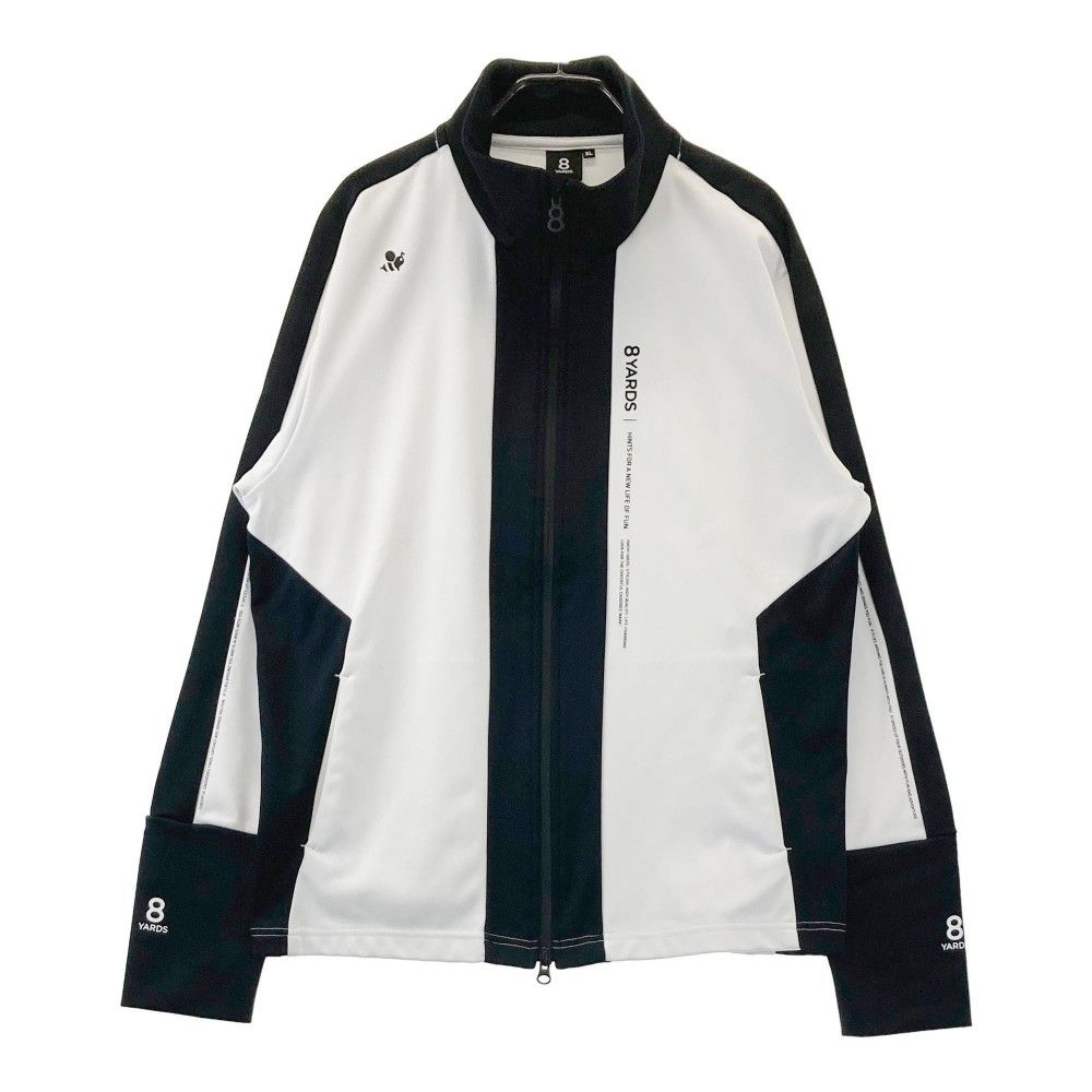 8 YARDS ジャケット XL ホワイト/ネイビー 8YARDS ハチヤーズ ジップ ジャケット ホワイト XL ゴルフ 【公式通販】