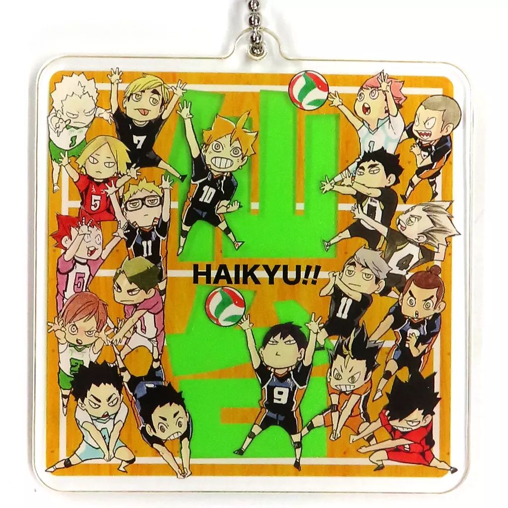 ハイキュー　ウィーク アウトレット　仙台　 アクリルキーホルダー　 コンプリート 中古】キーホルダー 集合(仙台) ご当地限定アクリルキーホルダー