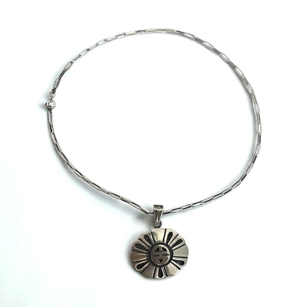 Hopi Vintage Indian Jewelry Necklace ホピ族 インディアン