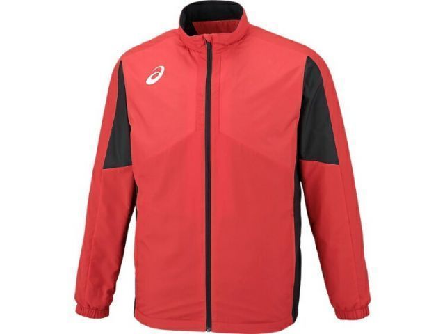 asics アシックス TEAM WINDBREAKER JKT(B-PA クラシックレッド S 2031E057 600 | スポーツウェア スポーツ 衣類 ウエア ウェア 男性 メンズ アウター トップス 防寒 保温 ベーシック トリコット仕様 再帰反