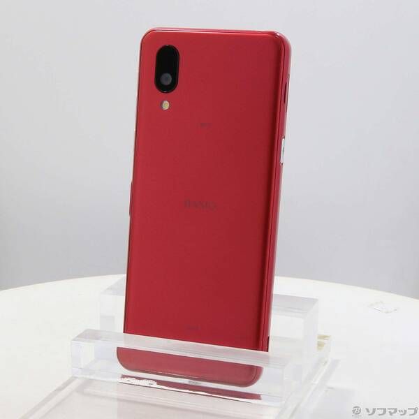 BASIO active SHG09 レッドau版SIMフリー|中古スマートフォン