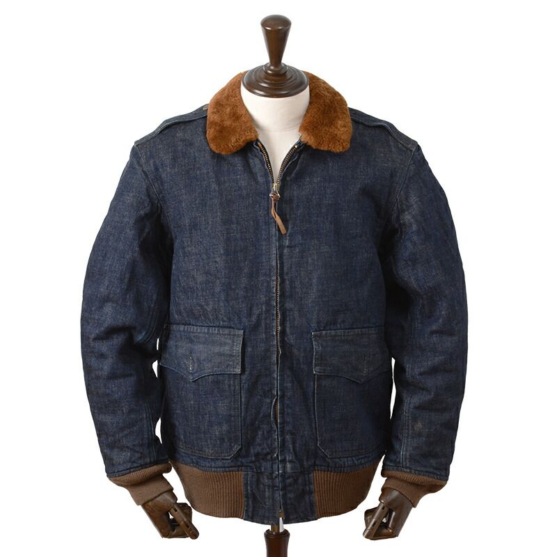 フルカウント FULLCOUNT B-10 デニムフライトジャケット フルカウント B-10 デニムフライトジャケット 38 コットン100％ 日本