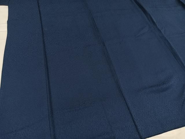 藍鉄色 正絹