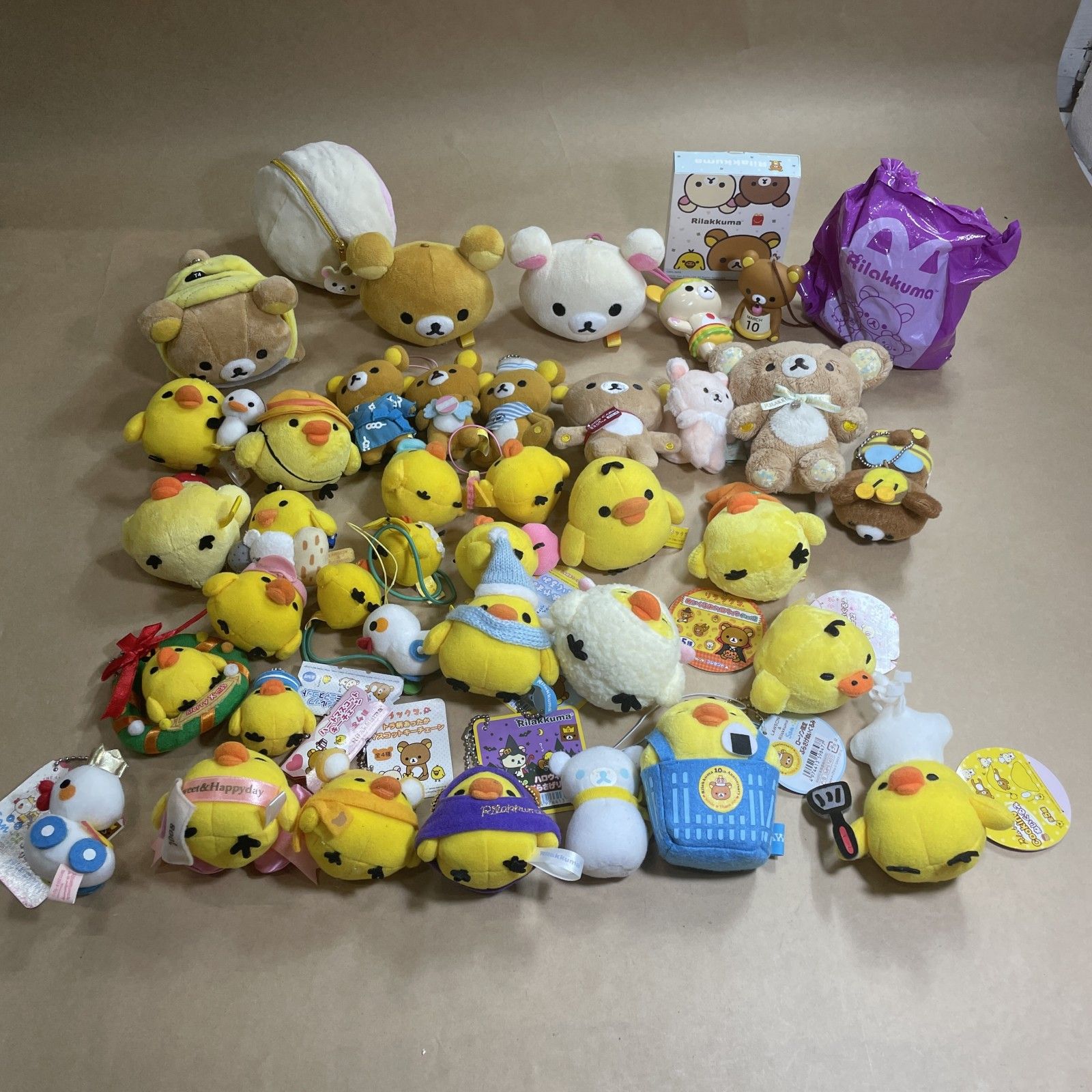リラックマ ぬいぐるみ グッズ　まとめ売り ☆ リラックマ グッズ 52点 まとめ商品 ぬいぐるみ、3段ランチ