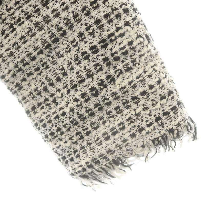 ルルウィルビー Loulou Willoughby ミックスツイードフリンジ