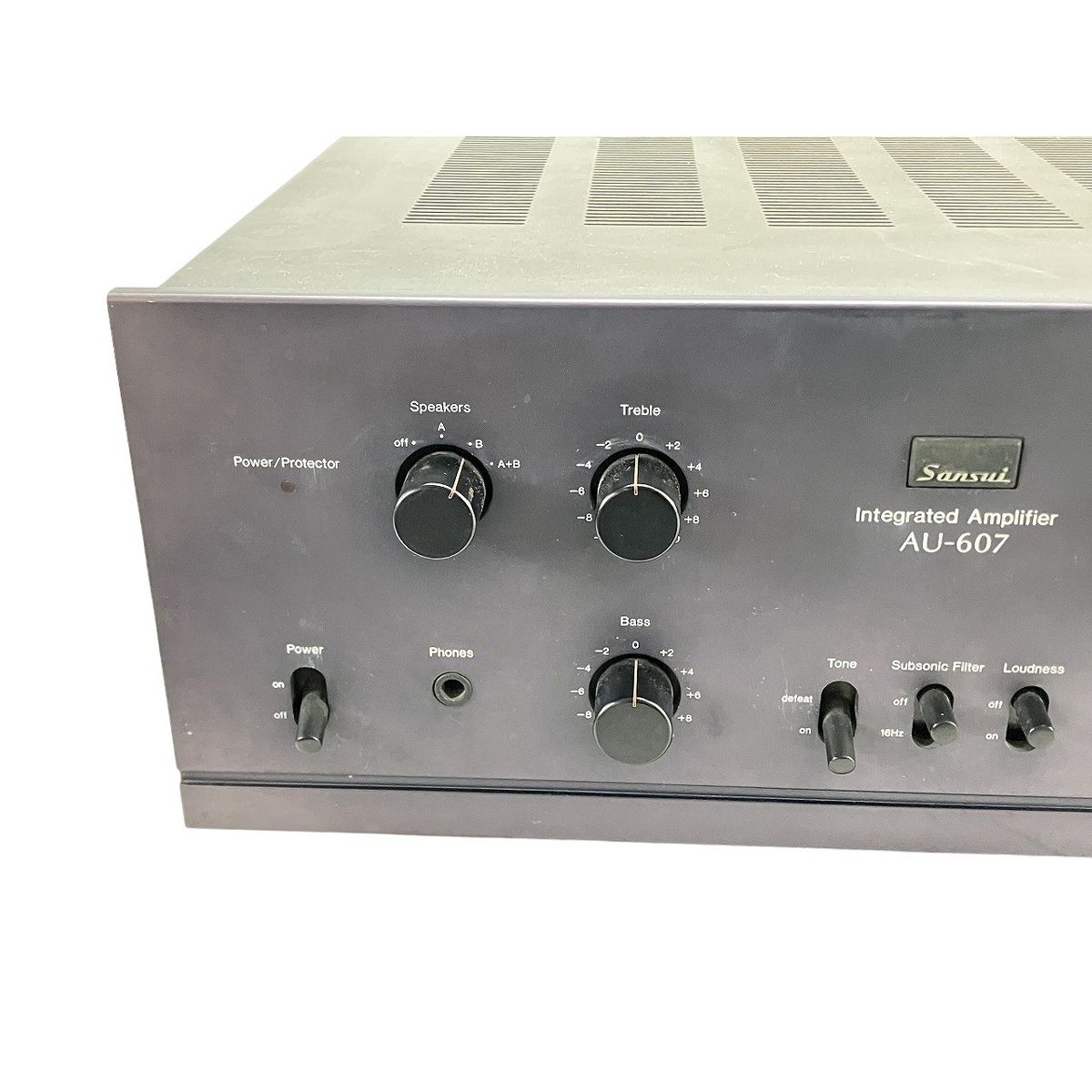 SANSUI AU-607 プリメインアンプ サンスイ オーディオ 音響機材 ジャンク W10481456