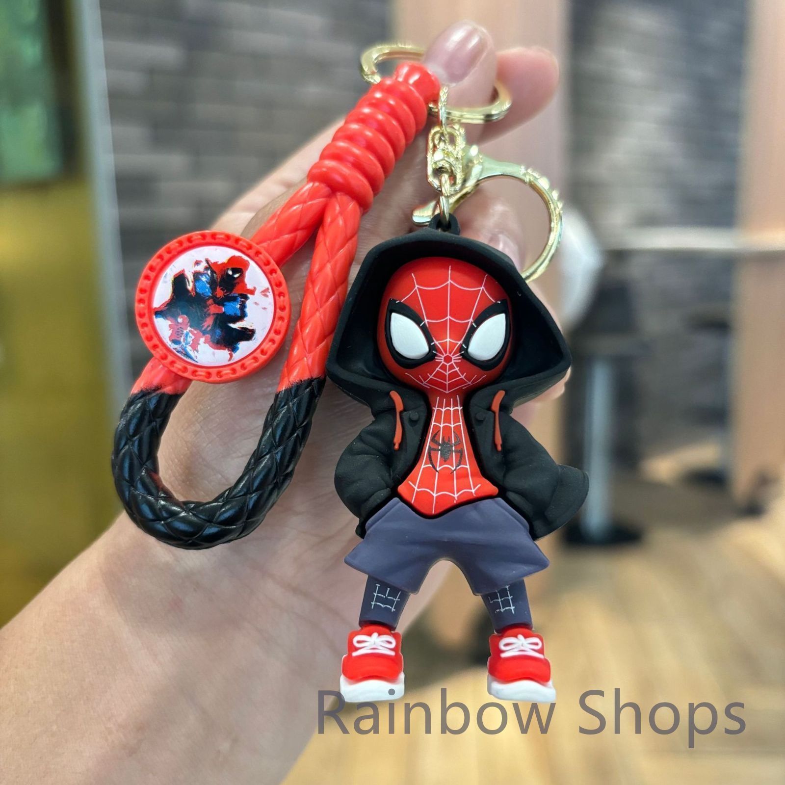 新品未使用】カートゥーンスパイダーマンキーホルダー☆マーベル