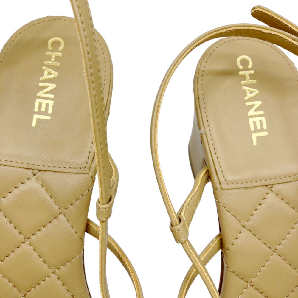 【希少】シャネル・ミュール・サンダル・ココマーク・ベージュ・23.5cm相当 楽天市場】【靴】CHANEL シャネル ココマーク サンダル