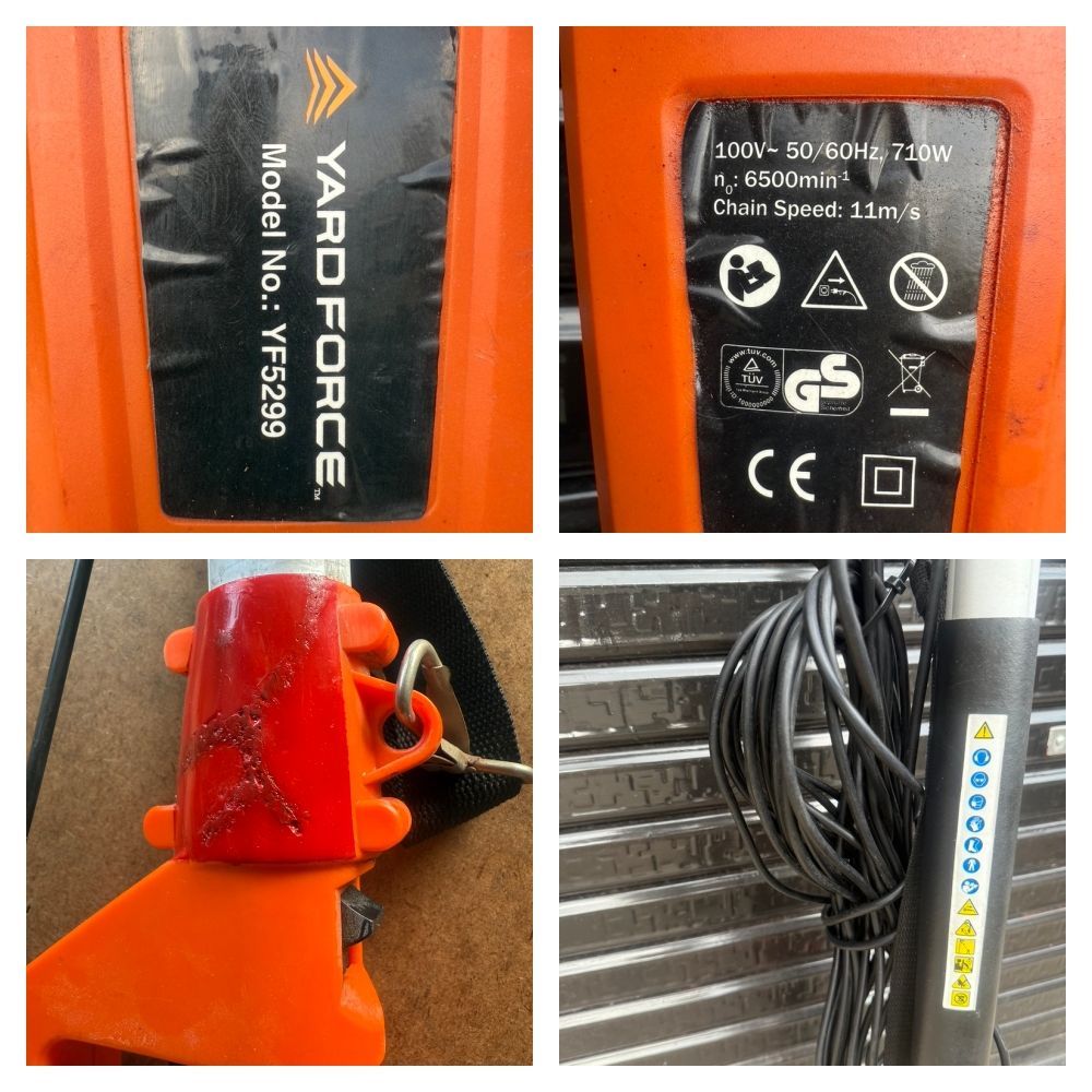 ヤードフォース YF5299 高枝チェーンソー【リライズ野田愛宕店】【店頭