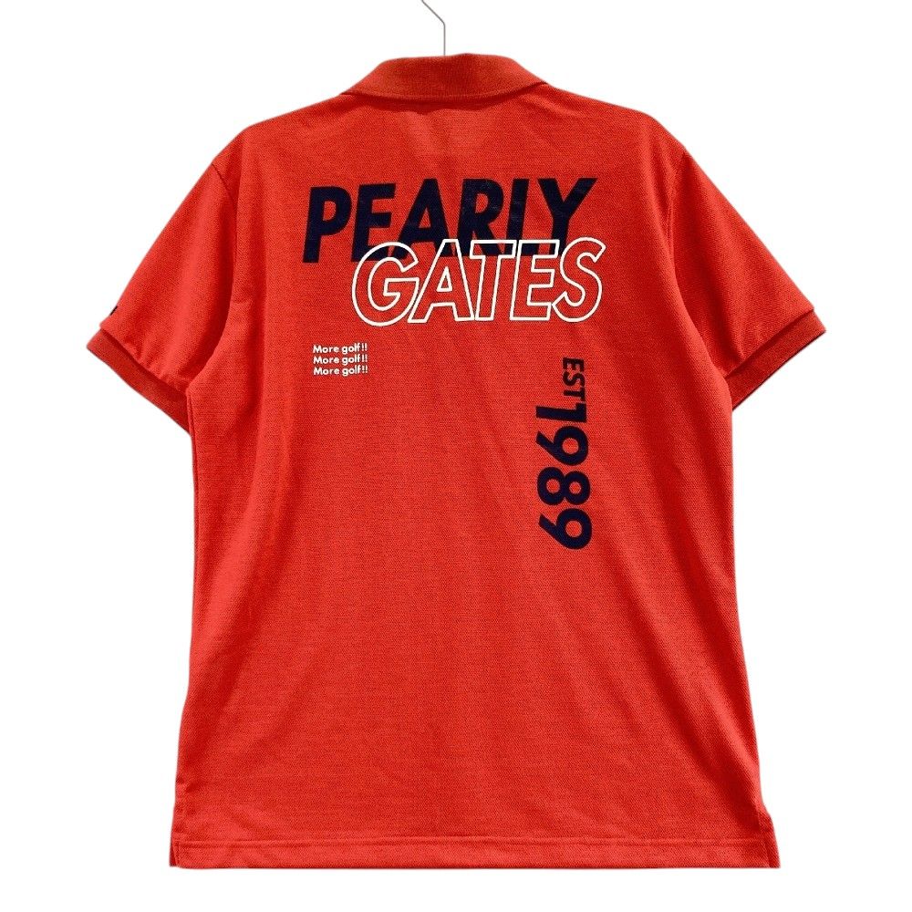 サイズ：5 PEARLY GATES パーリーゲイツ 半袖ポロシャツ レッド