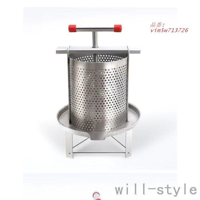 新入荷 養蜂機器 蜂蜜抽出 絞り機 手動 ワックスプレス機 ステンレス製 手動式蜂蜜分離器 多機能 vim5w713726