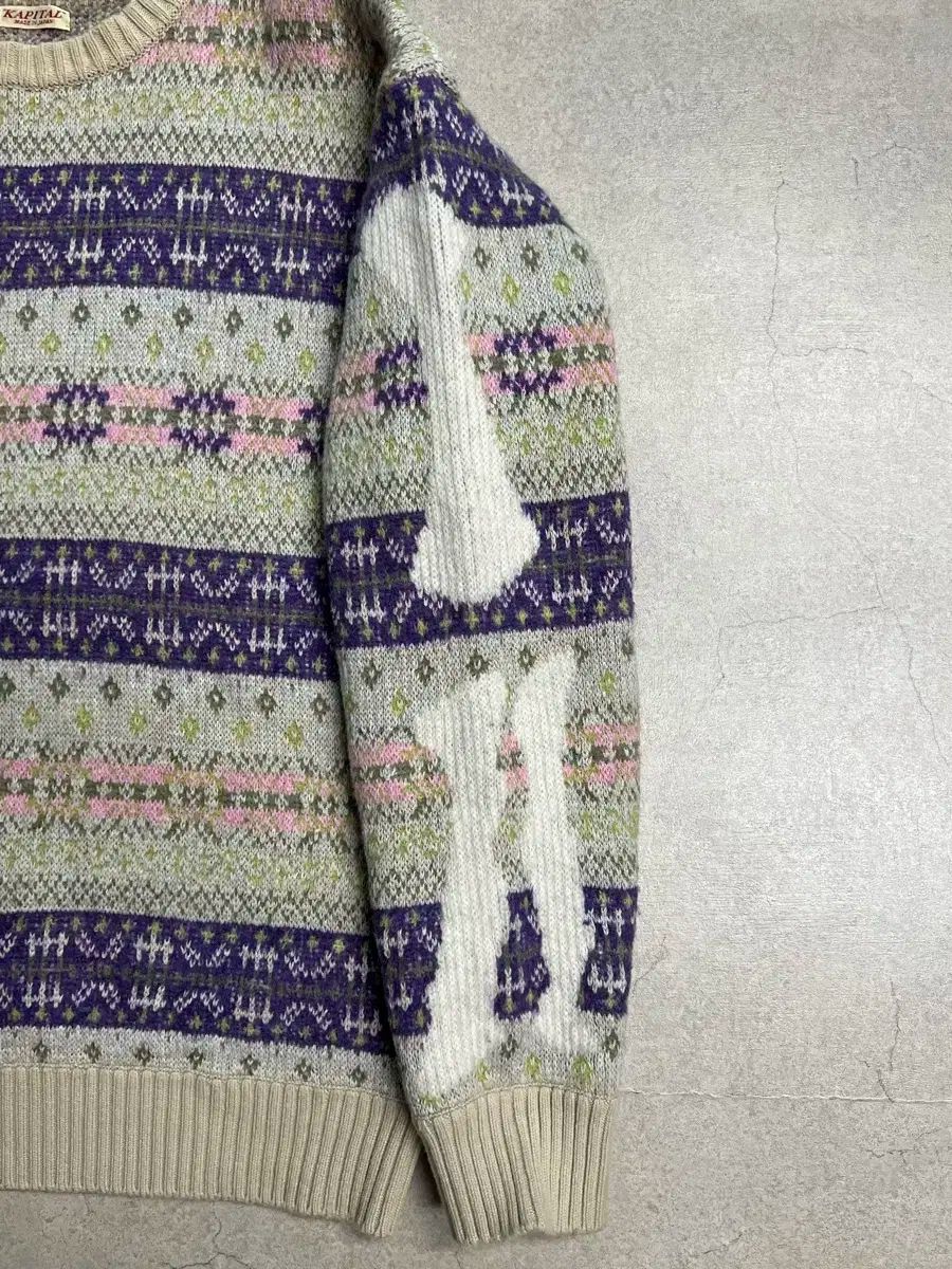 KAPITAL(キャピタル) フェアアイル ボーン ニット セーター - メルカリ 