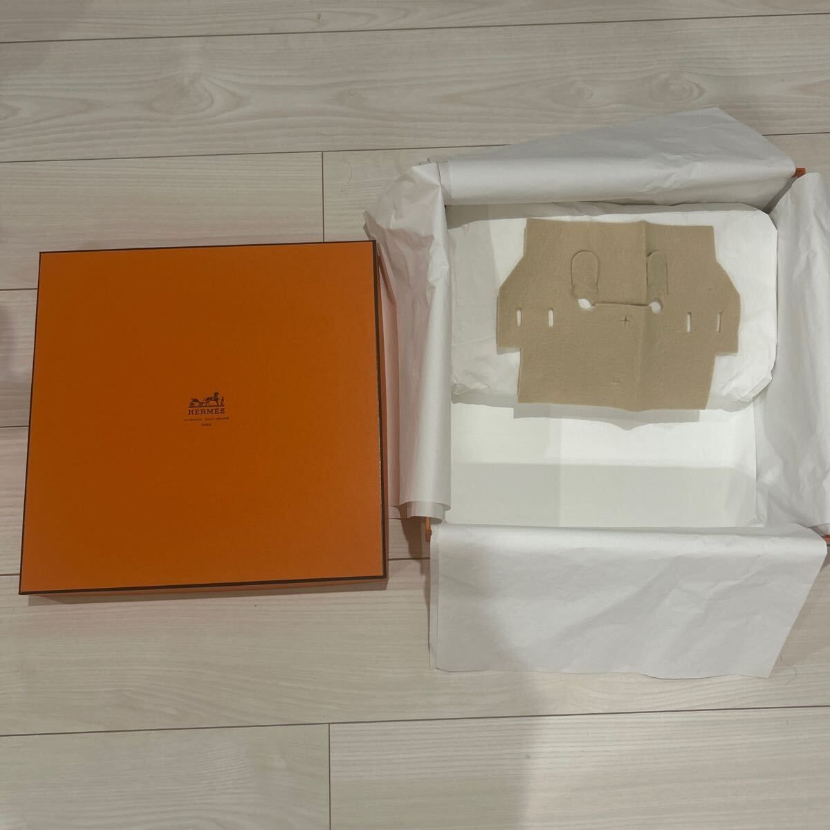 エルメス バーキン25 空箱 34.5×34.5×13.5 HERMES BOX 化粧箱 保存箱