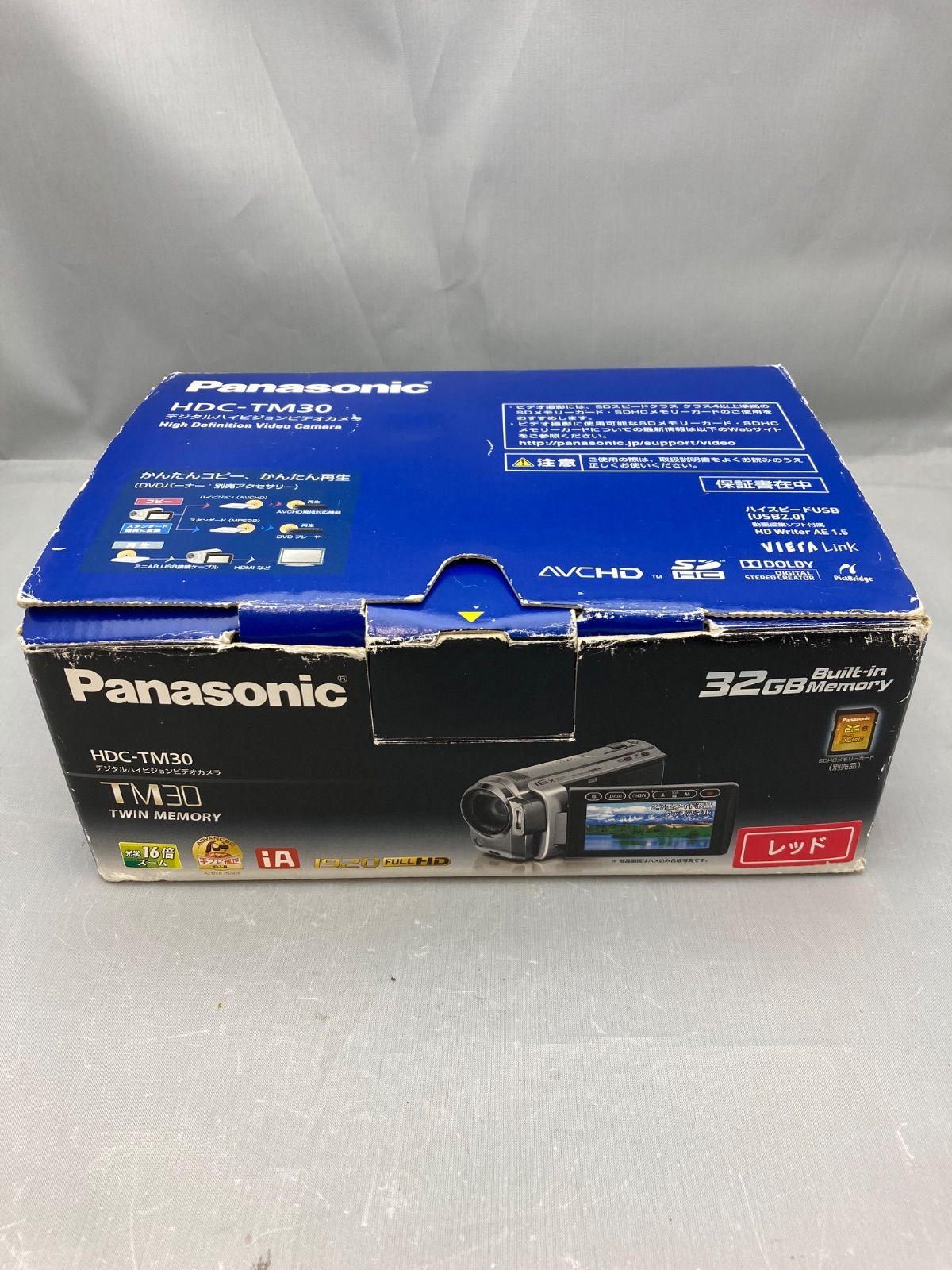 【美品】パナソニック HDC-TM30 デジタルハイビジョンビデオカメラ 概要 デジタルハイビジョンビデオカメラ HDC-TM30 | デジタル