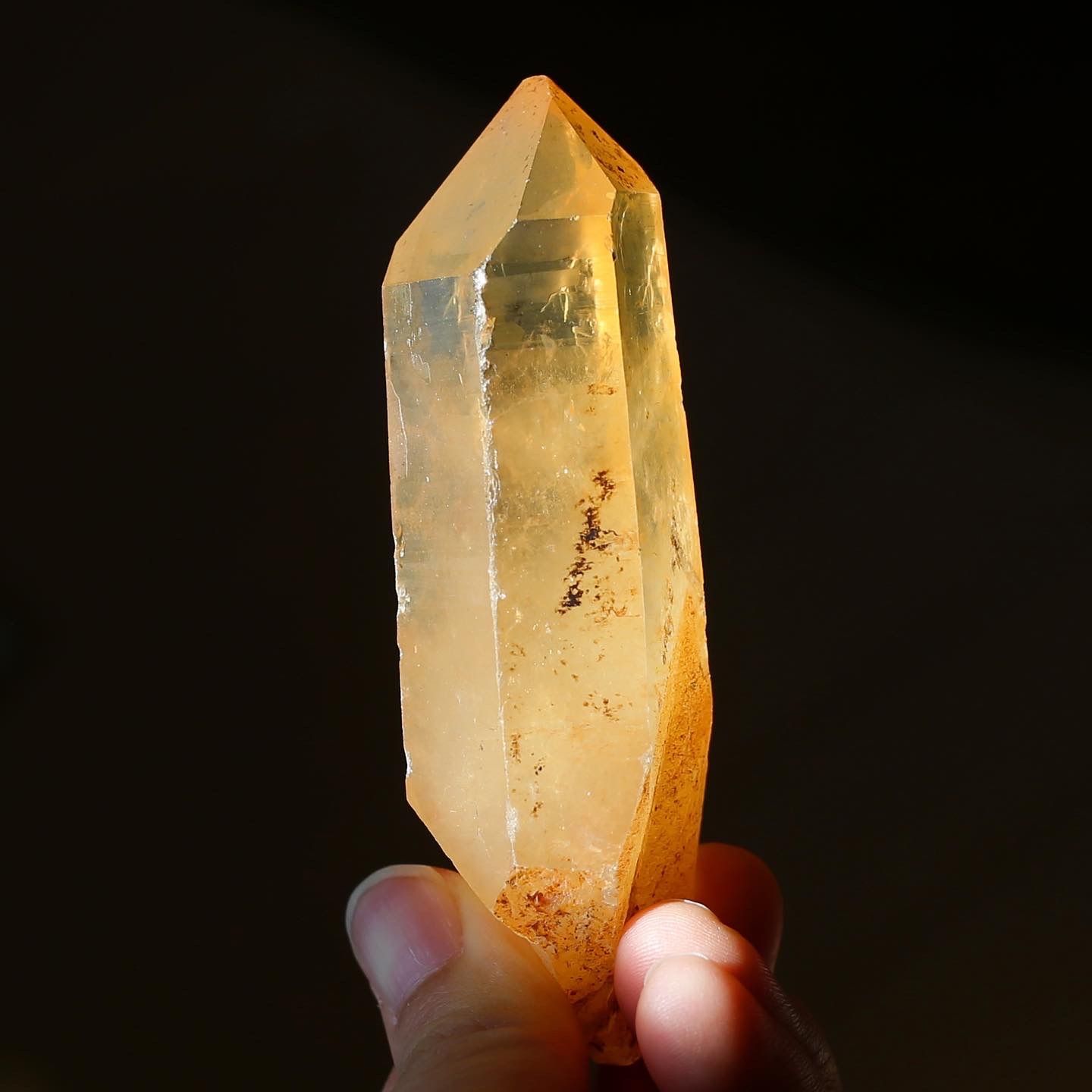 タンジェリンクォーツ 蜜柑水晶 天然石 水晶 鉱物 一点物 健康 - メルカリ
