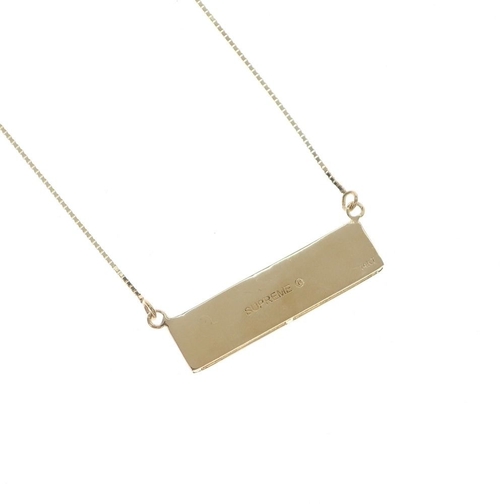中古】シュプリーム Supreme 2020年春夏 Name Plate 14K Gold Pendant  