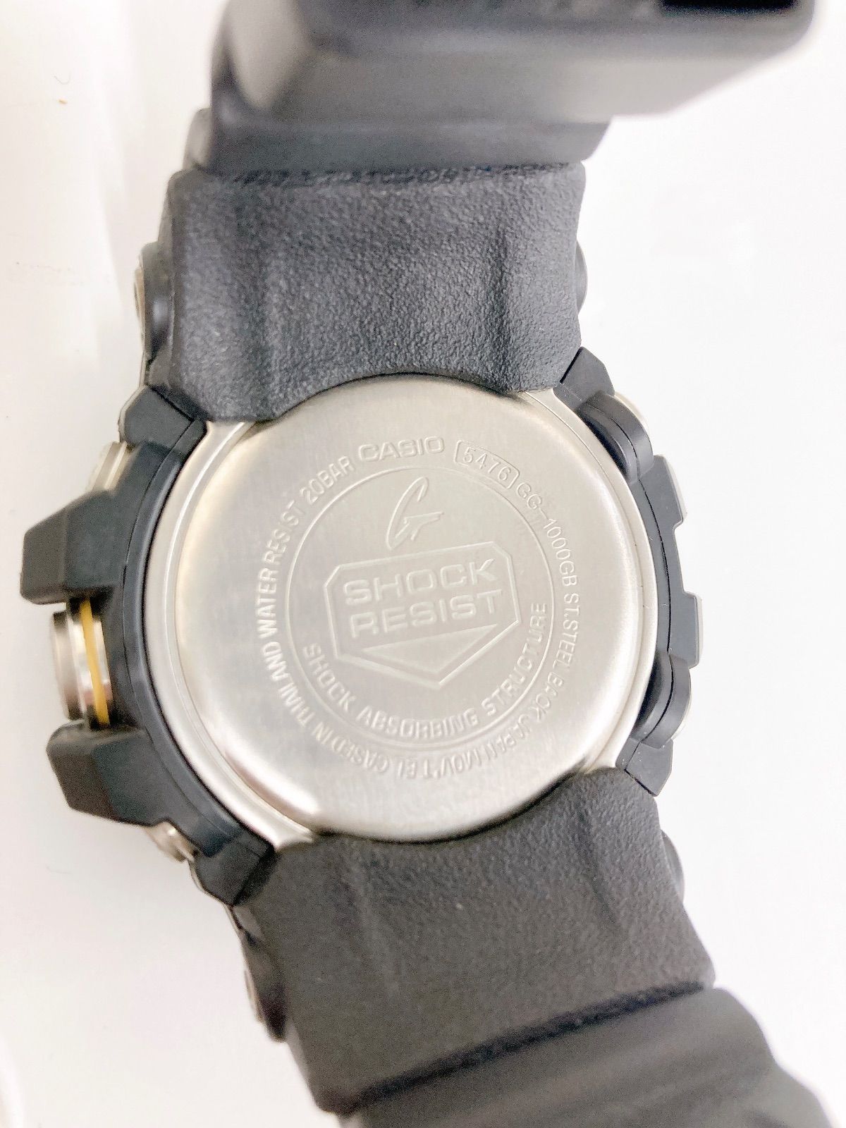 ○【不動品】黒 × 金 G-SHOCK GG-1000GB マッドマスター ツイン
