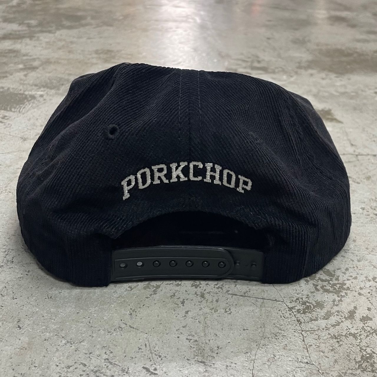 PORKCHOP GARAGE SUPPLY コーデュロイ 刺繡 キャップ ポーク