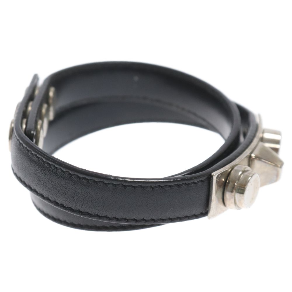 saint laurent paris 二連 ブレスレット SAINT LAURENT PARIS サンローランパリ ロゴ ブレスレット 2連