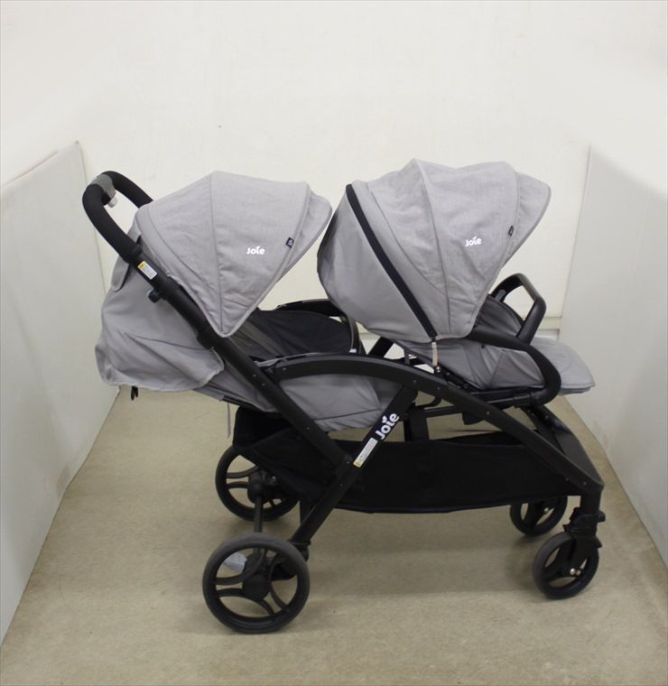 Joie 2人乗りベビーカー エヴァライトデュオ グレー 41942 ベビーカー