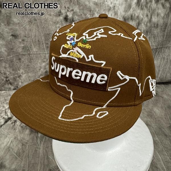 Supreme×NEW ERA/シュプリーム×ニューエラ【23AW】Worldwide Box Logo Cap/ワールドワイド ボックスロゴ キャップ