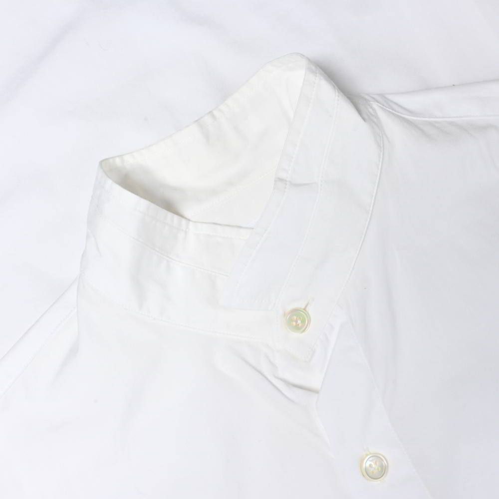 Yohji Yamamoto スタンドカラー コットン シャツ - メルカリ