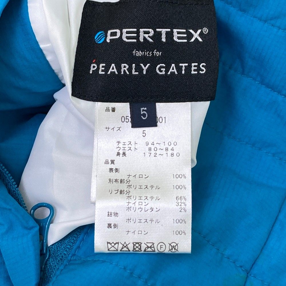 サイズ:5 PEARLY GATES パーリーゲイツ PERTEX 2023年モデル サイズ:5 PEARLY GATES パーリーゲイツ PERTEX 2023年モデル