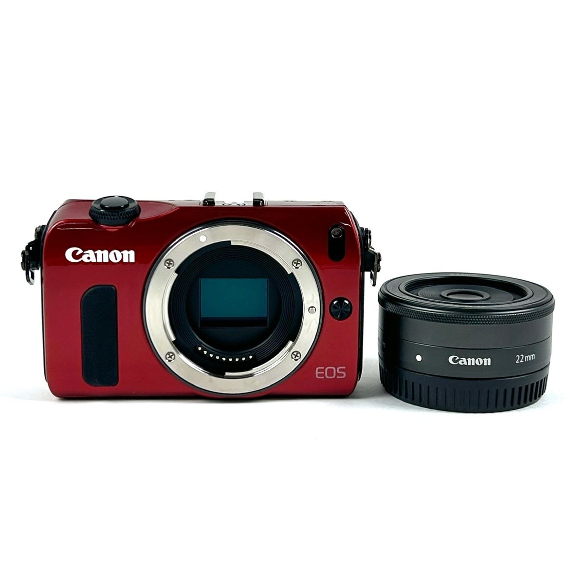 キヤノン Canon EOS M EF-M 22 STM レンズキット レッド デジタル 