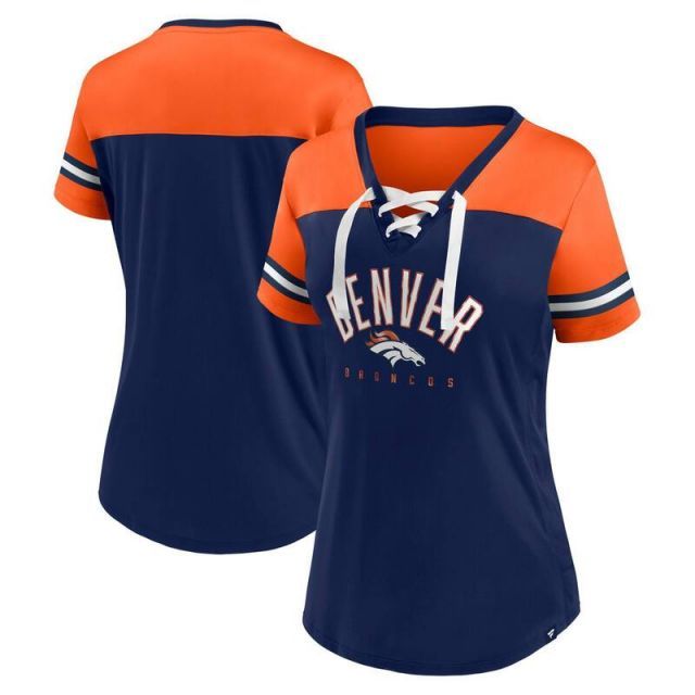 売れ筋商品|||ナイキ Tシャツ トップス レディース Women's Orange, Navy Denver Broncos High Hip Fashion T-shirt Orange, Navy Women's Nike Orange/Navy Denver Broncos High Hip Fashion T-Shirt