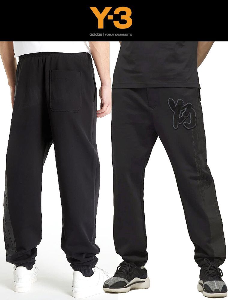 Y-3ワイスリーGRAPHIC LOGO FRENCH TERRY PANTSスウェットパンツ
