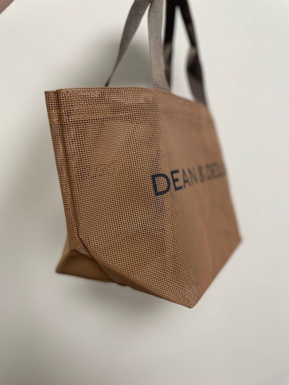 DEAN & DELUCA】メッシュトートバッグ ゴールド 2024年夏限定