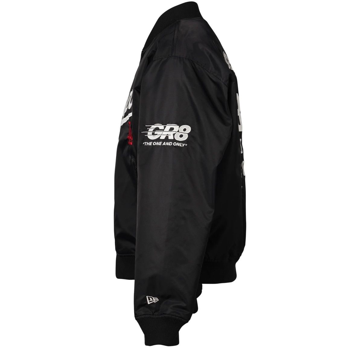 MLB 開幕戦 ドジャース ナイロンジャケット ブラック GR8① MLB 開幕戦 ドジャース ナイロンジャケット ミナ着用モデル ブラック