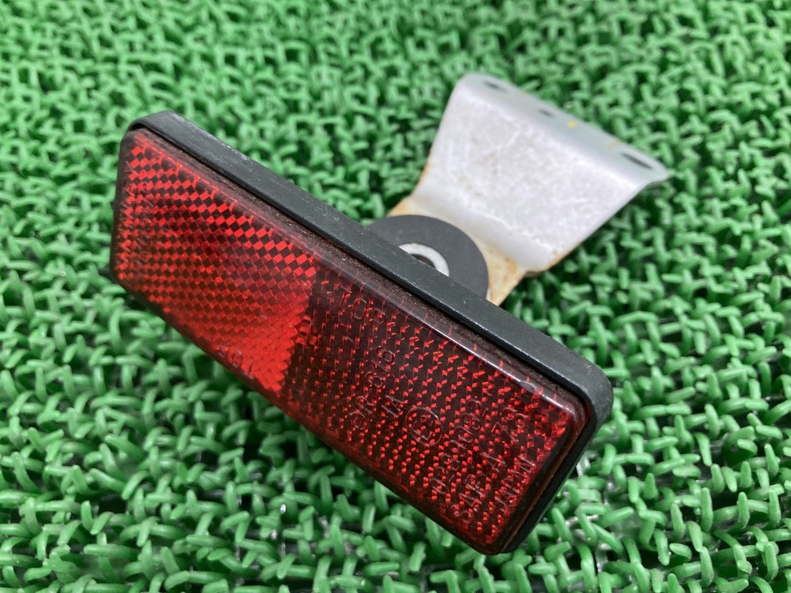 ドラッグスター250 リフレクター ヤマハ 純正 バイク 部品 VG02J VG05J 反射板 ステー リア 割れ欠け無し 車検 Genuine 【中古】 90