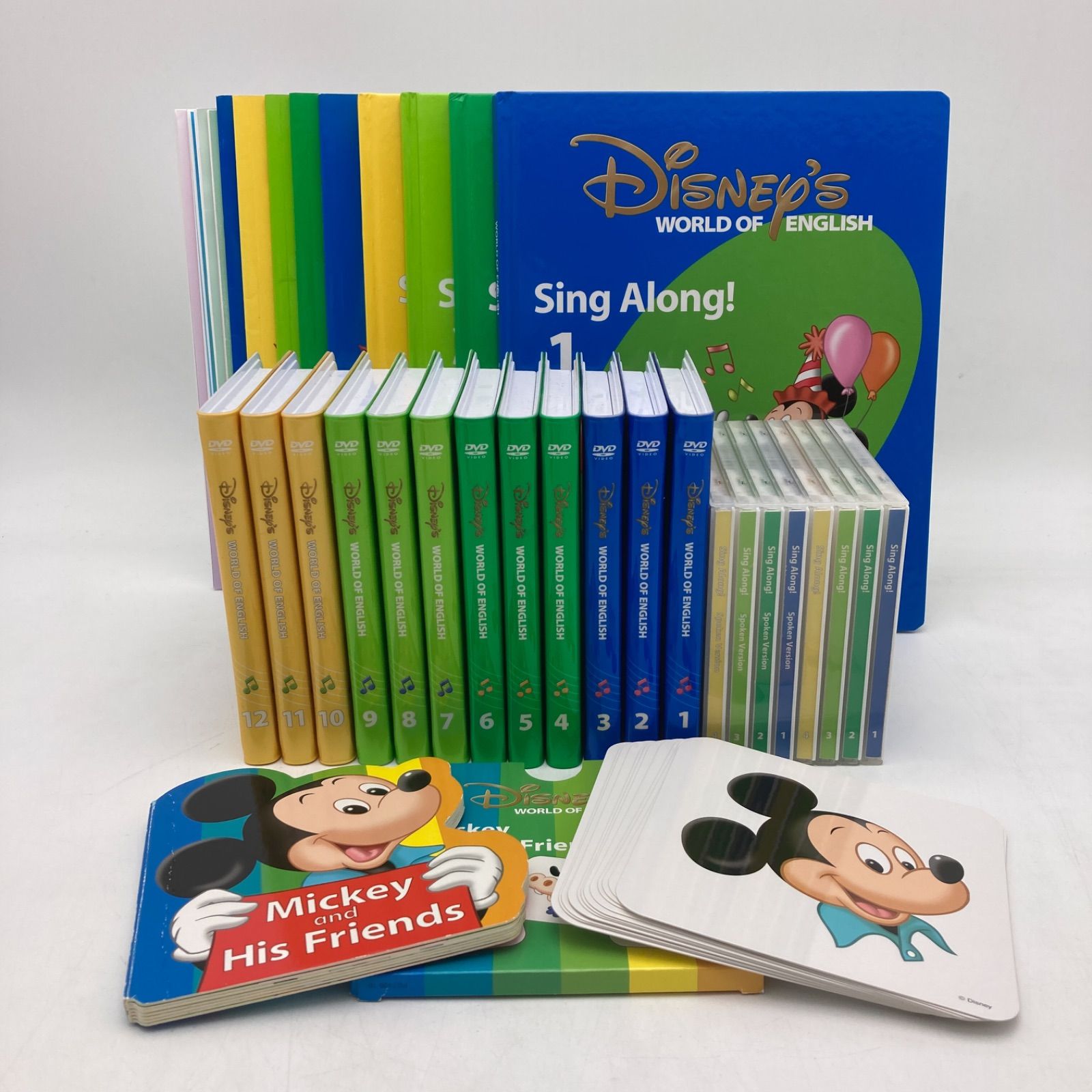 2018年購入 シングアロングセット 新子役 DVD12枚 絵本＆CD 字幕あり ディズニー英語システム DWE Disney ワールドファミリー  中古 1202426 - メルカリ