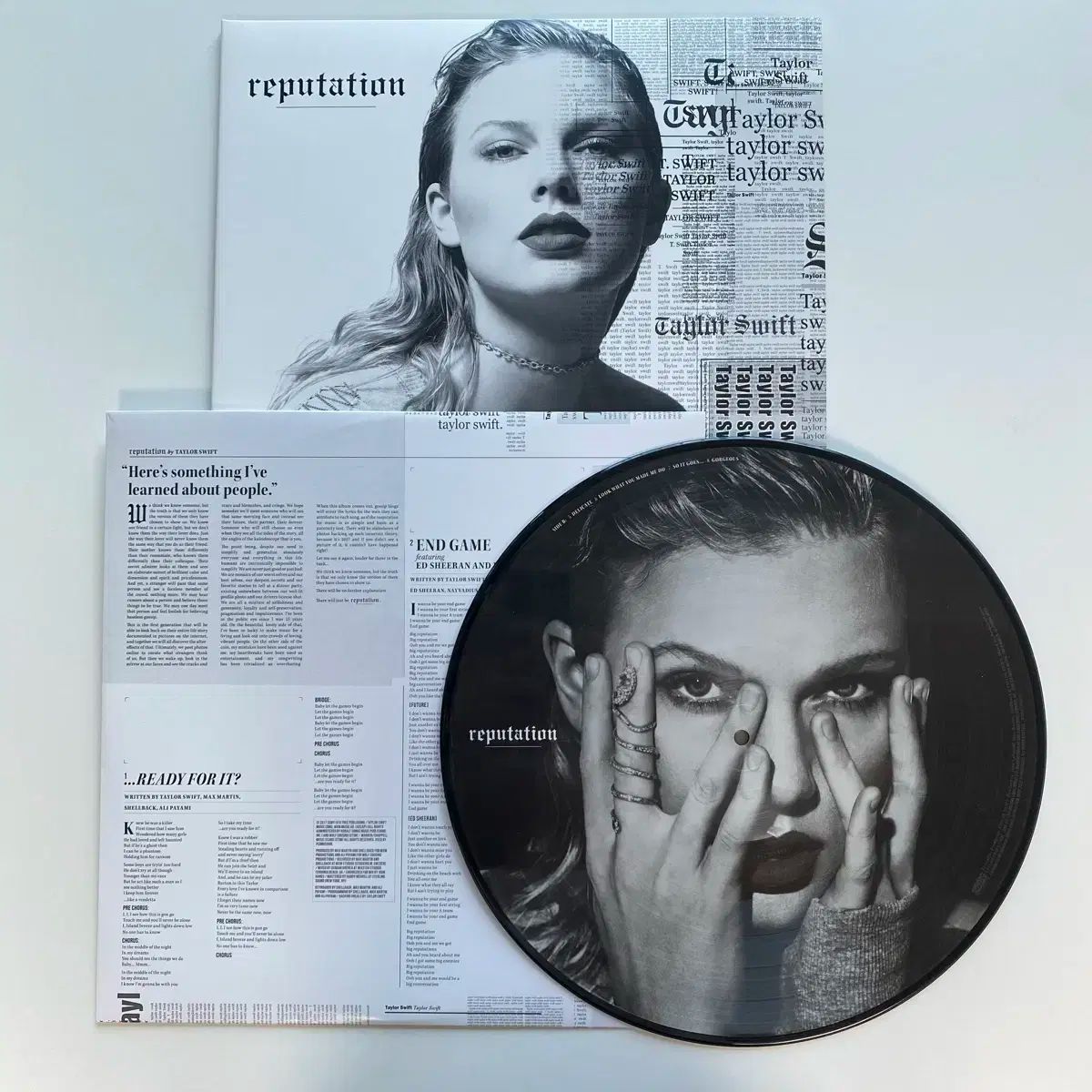 テイラー 素早く Reputation ピクチャーディスク LP Taylor