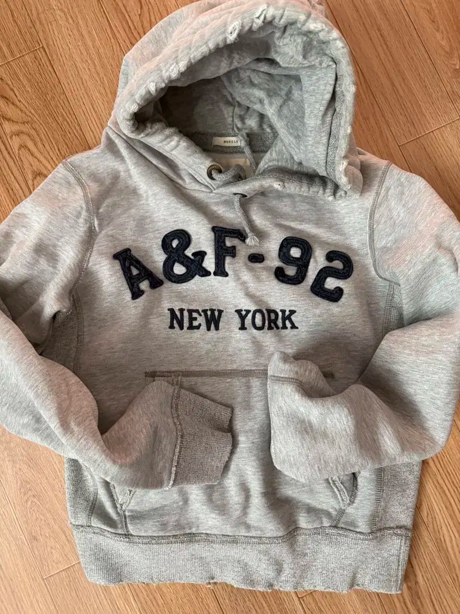 Abercrombie A-F-92 フーディー グレー ユニセックス ヴィンテージ