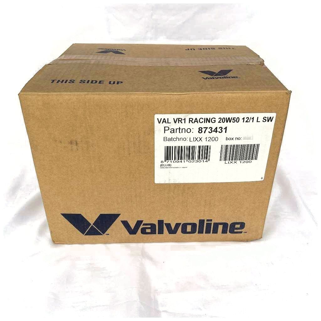 バルボリン Valvoline エンジン オイル　VR1 20W-50 未開封 Valvoline バルボリン VR1ーレーシング 20W50 1Lボトル
