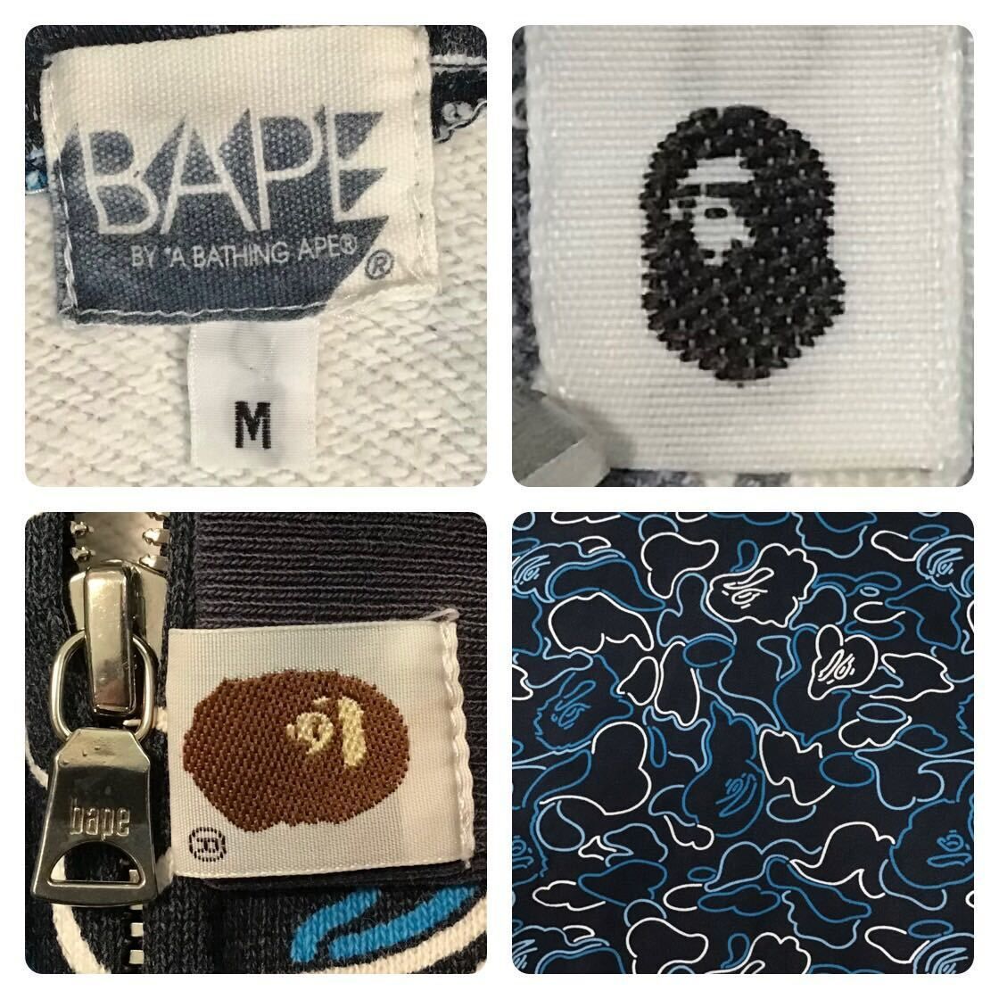 BAPE NEON CAMO フルジップ パーカー 初期 ☆初期☆ Neon camo フルジップ パーカー Mサイズ a bathing ape