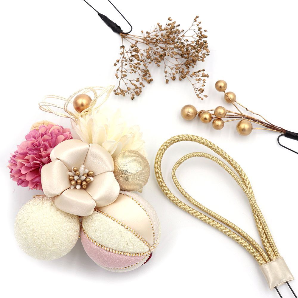 女王蜂 ジュリ扇 オレンジ フェザー 扇子 チェーン付き 女王蜂 赤い