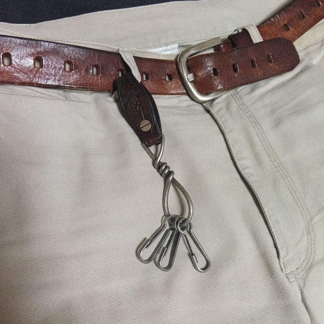 RRL レザー 3連 キーフォブ リング ホルダー ラルフ leather