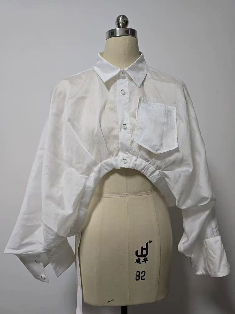送料無料◆2025新品  OMMO SHEER SHORT SHIRT - メルカリ トップス