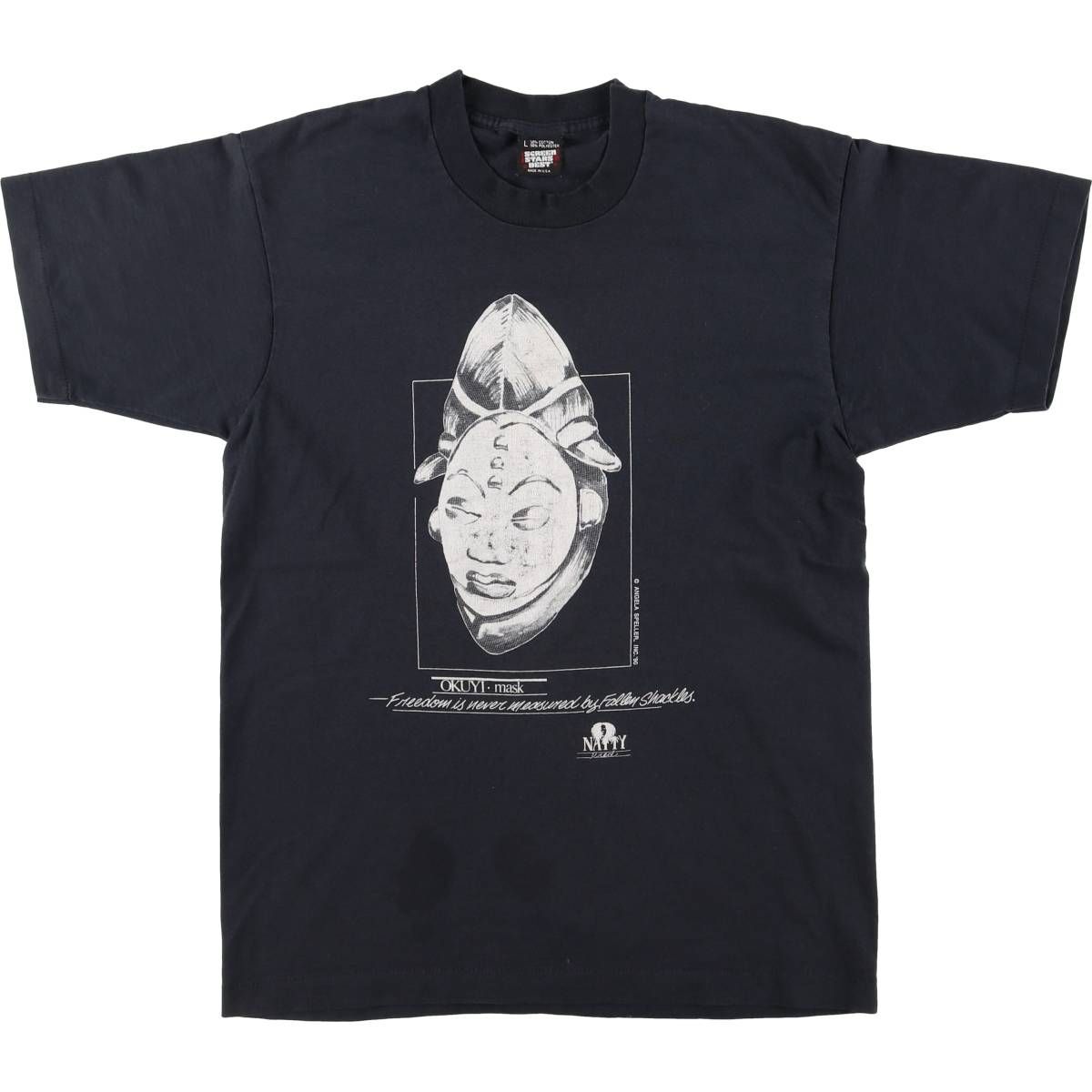 古着 90年代 スクリーンスターズ SCREEN STARS OKUYI MASK プリントTシャツ メンズL相当 ヴィンテージ|eaa547145