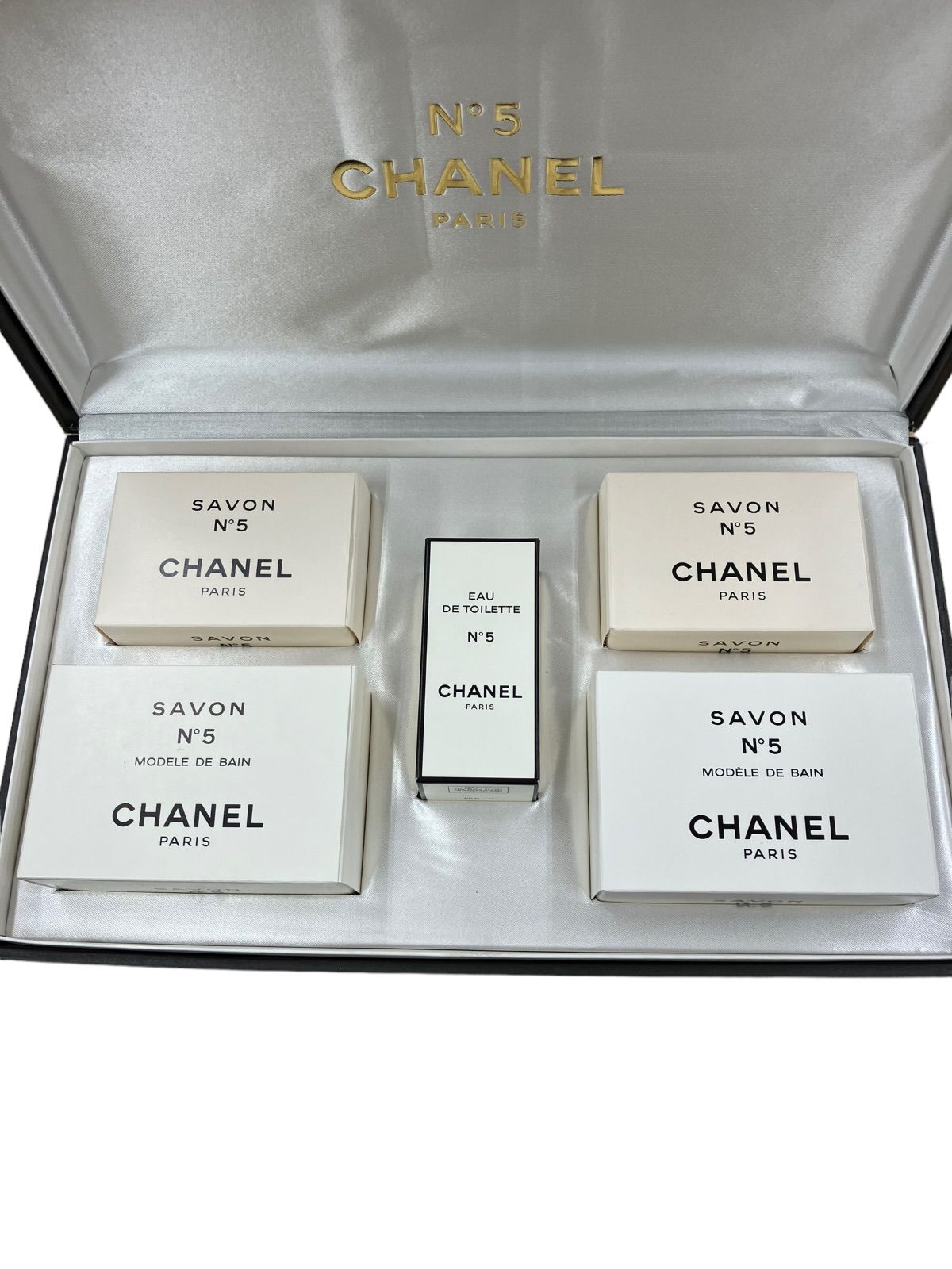 CHANEL シャネル Ｎ°５ サヴォン 石鹸４個 ソープ トワレ付☆新品・未 