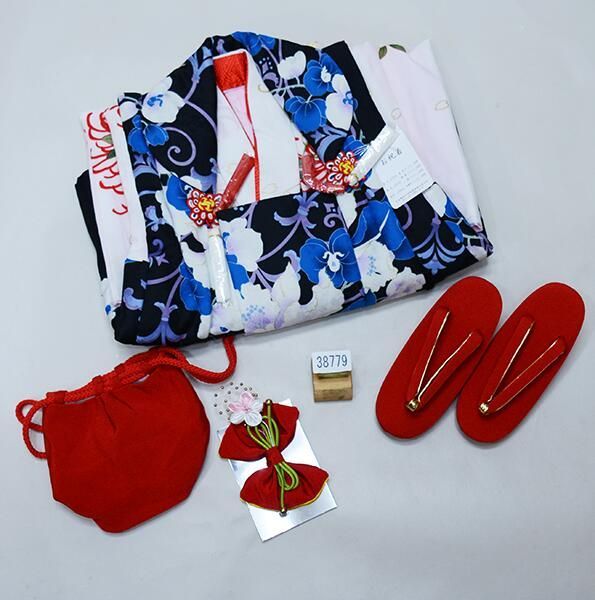 七五三 3歳 3才 三歳 三才 女児 女の子 被布 着物 フルセット