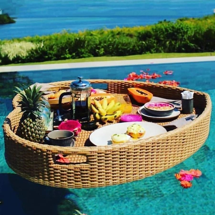 【浮かべるバスケット】バリ島 カゴ バスケット フローティングブレックファースト 浮かべるバスケット】バリ島 カゴ バスケット フローティングブレック
