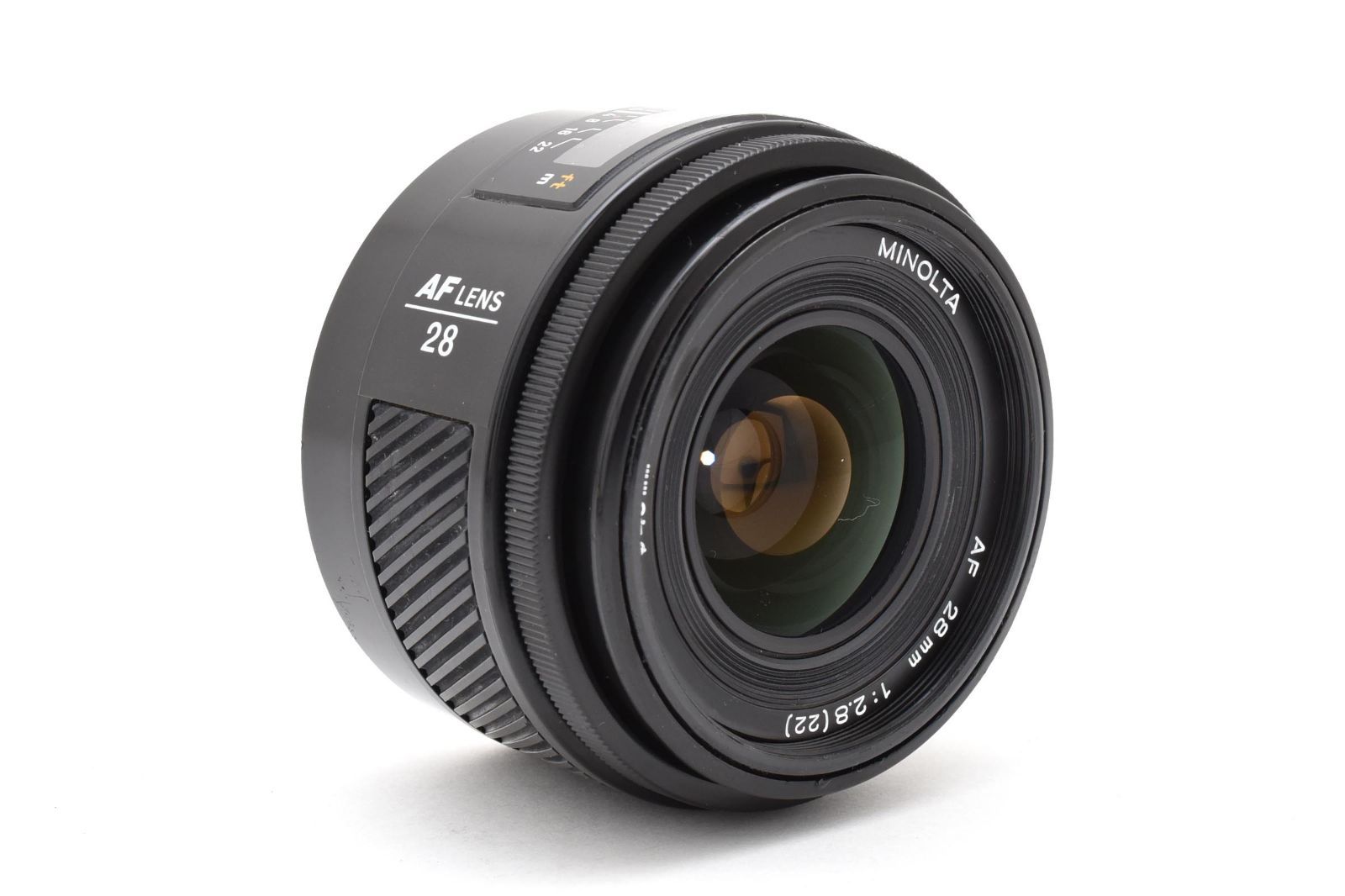 【美品】MINOLTA AF LENS 28mm F2.8(22) 単焦点レンズ 4979 【良品】 Minolta AF 28mm F2.8 Wide Angle Prime Lens for